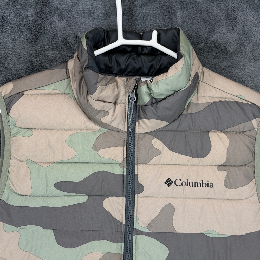 Columbia Camouflage Vest - Green, Gray, Tan - Picture 2 of 11